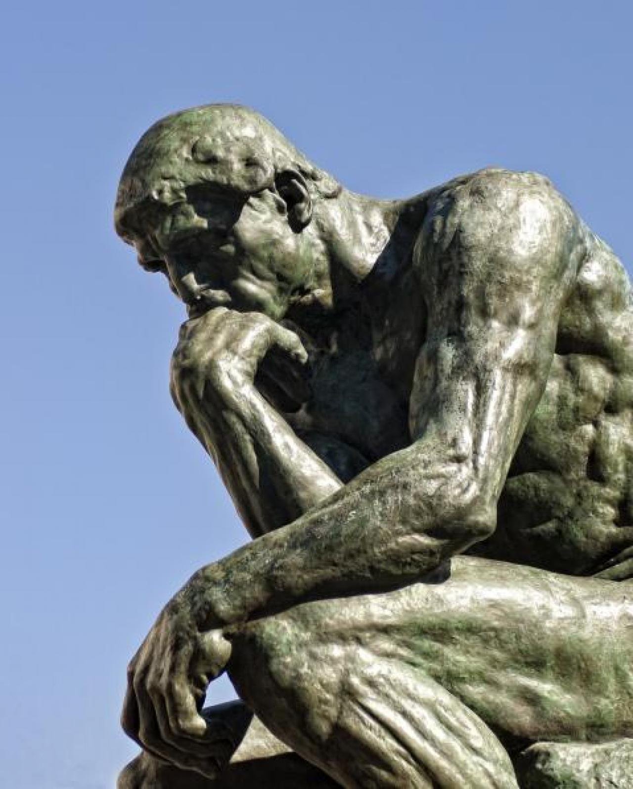 O Pensador de Rodin O Pensador de Rodin
